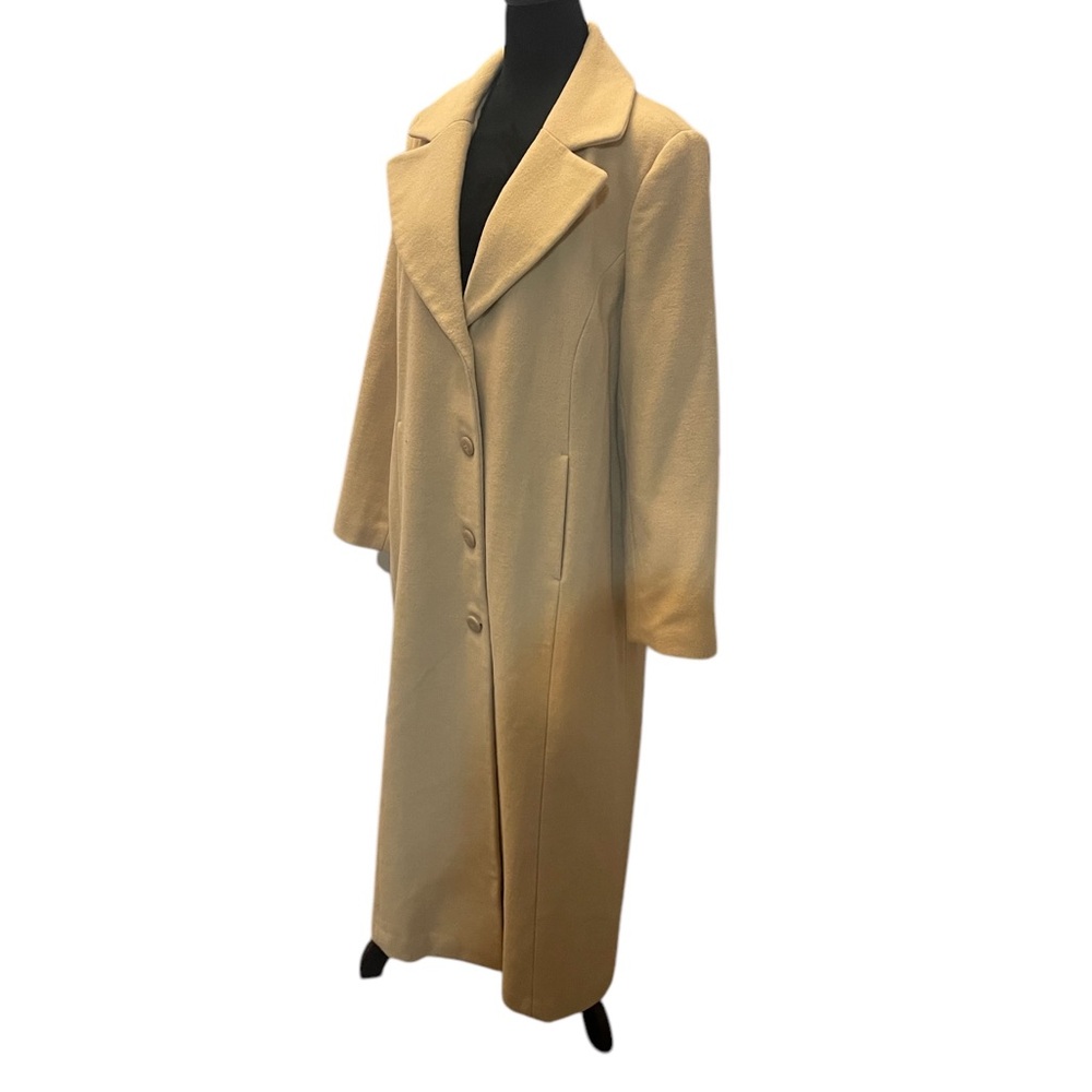 Chadwicks vintage full-length single breast camel-colored wool coat,Large - Picture 6 of 9